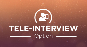 Tele-interview Option